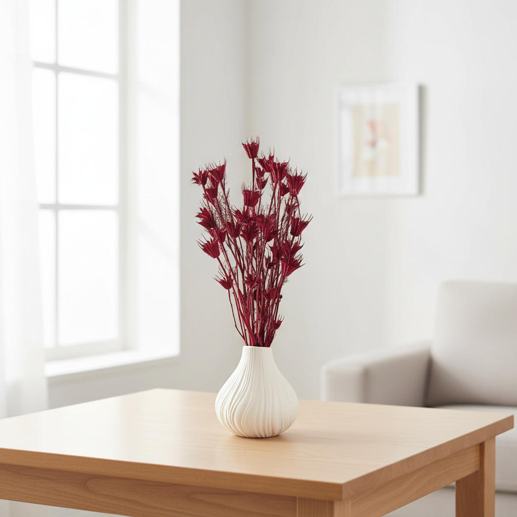 Sušená Nigella erika – romantická růžovo-fialová sušená květina pro svatební, vintage a boho aranžmá